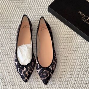 J. Crew Leopard Print Ballet Flats